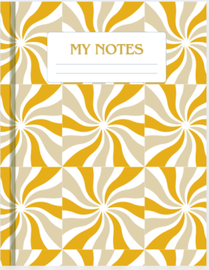 Mustard Muse Digital Notebook Abstract Minimalist GoodNotes