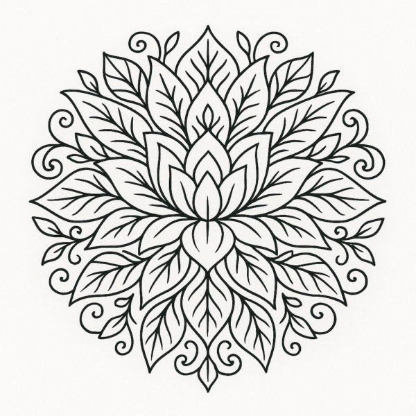 Mandala Patterns Coloring Book - Image 6