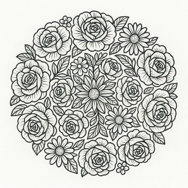 Mandala Patterns Coloring Book - Image 5