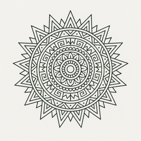 Mandala Patterns Coloring Book - Image 3