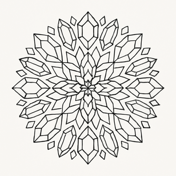 Mandala Patterns Coloring Book - Image 2