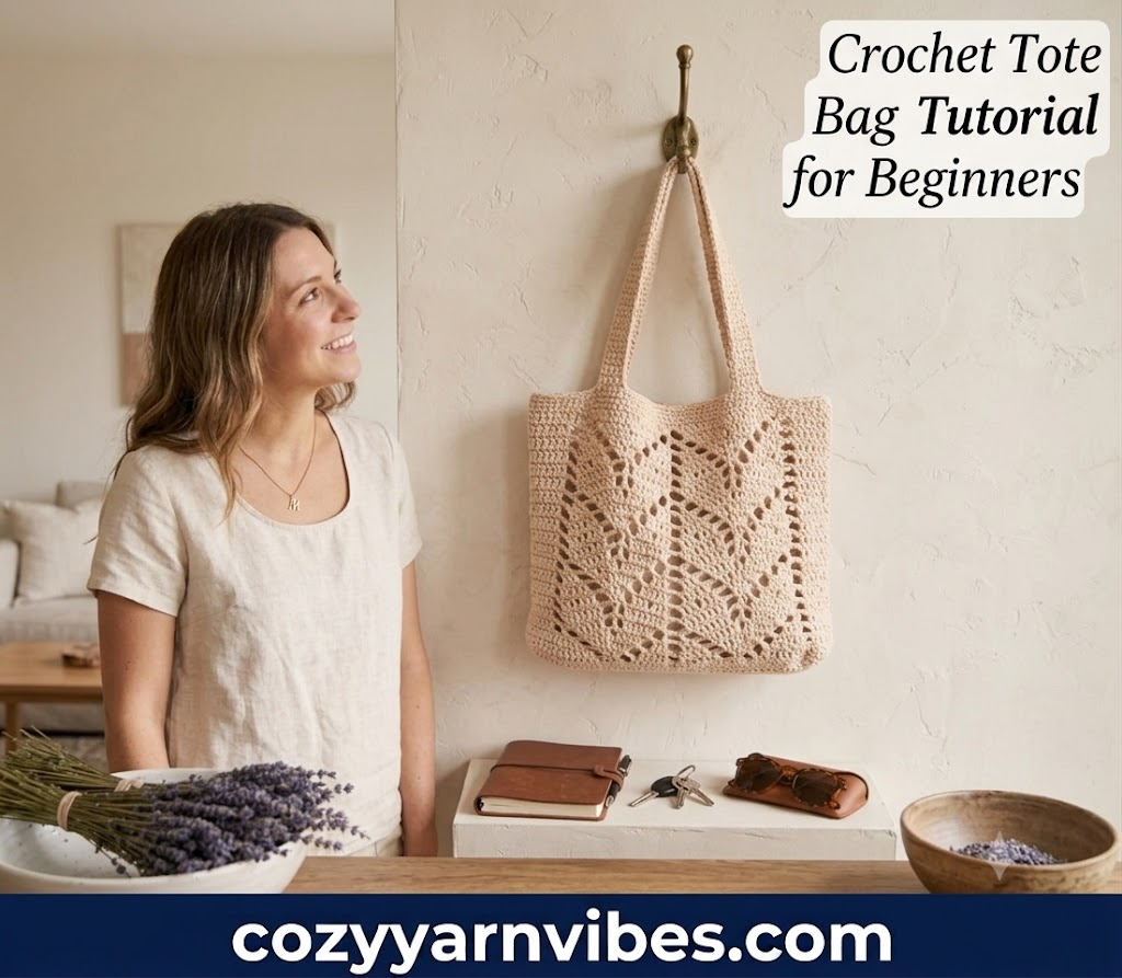 Crochet Tote Bag Tutorial for Beginners