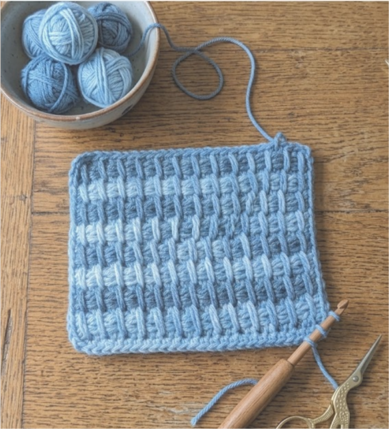 Afghan crochet stitch tutorial