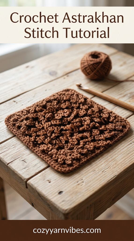 Crochet Astrakhan Stitch