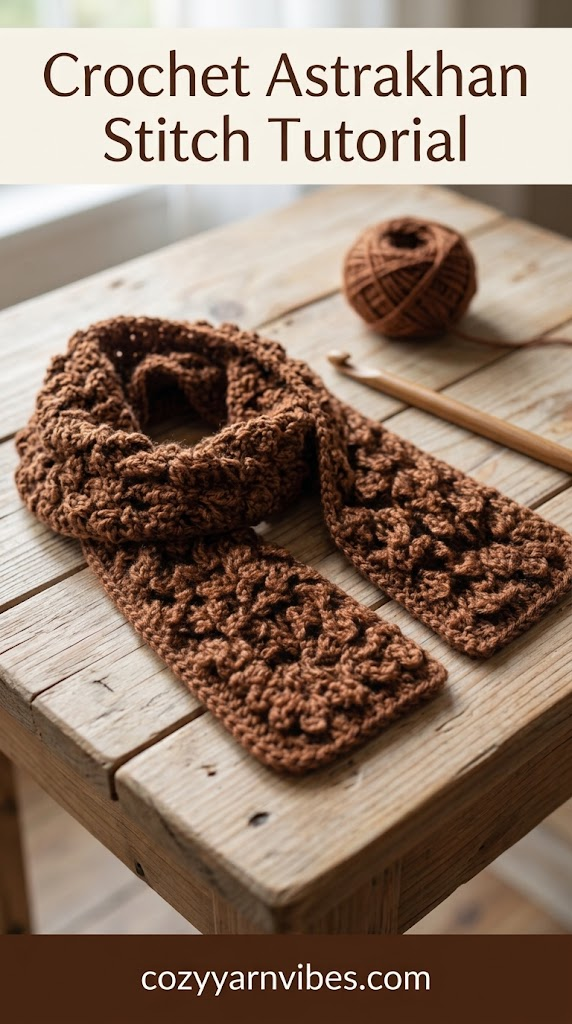 crochet astrakhan stitch