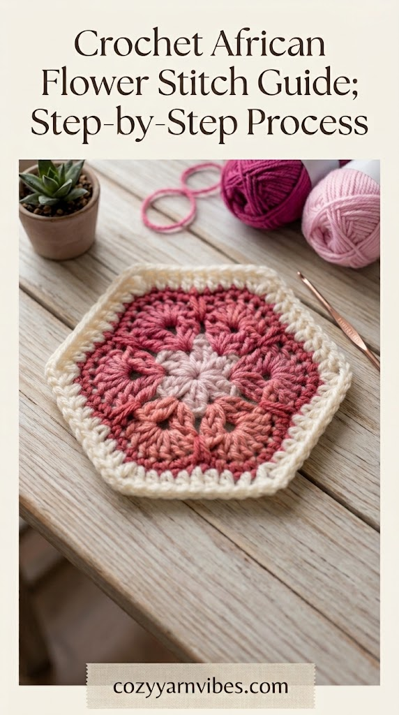 crochet african flower
