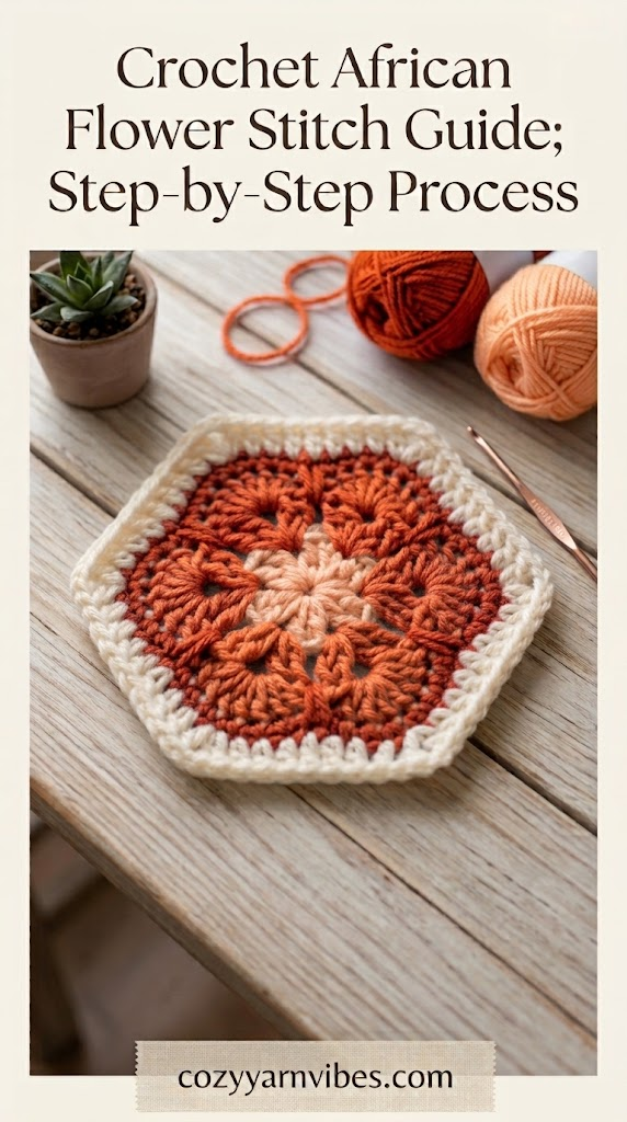 crochet african flower