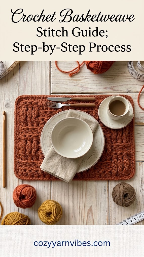 crochet basketweave stitch