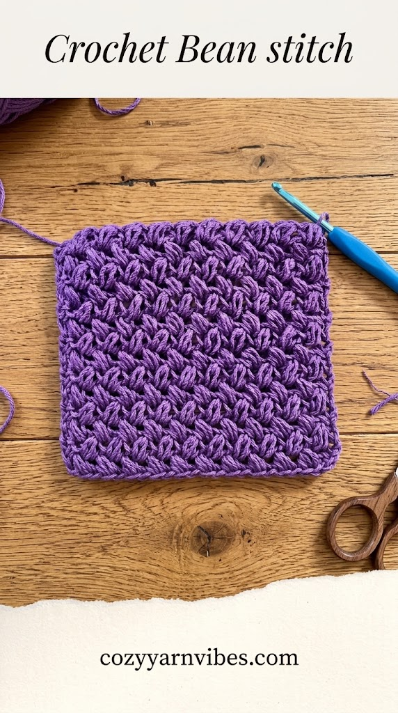 crochet bean stitch guide