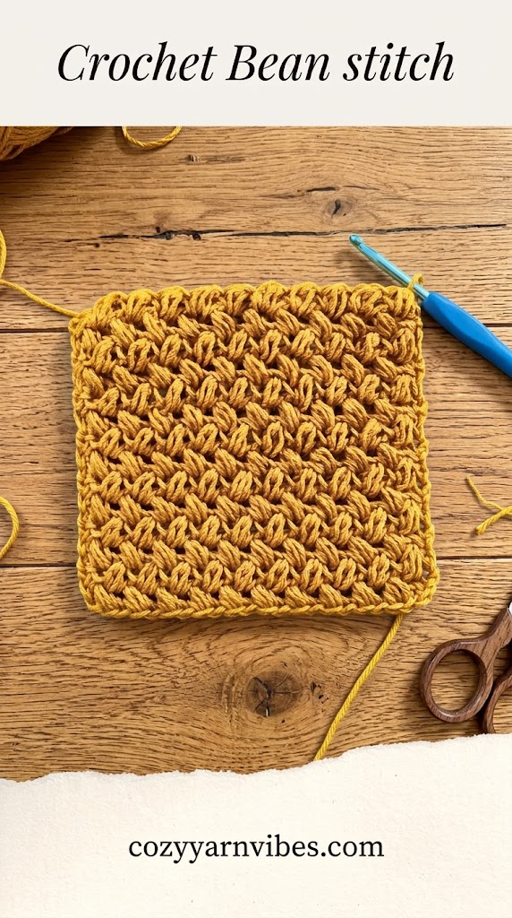 crochet bean stitch
