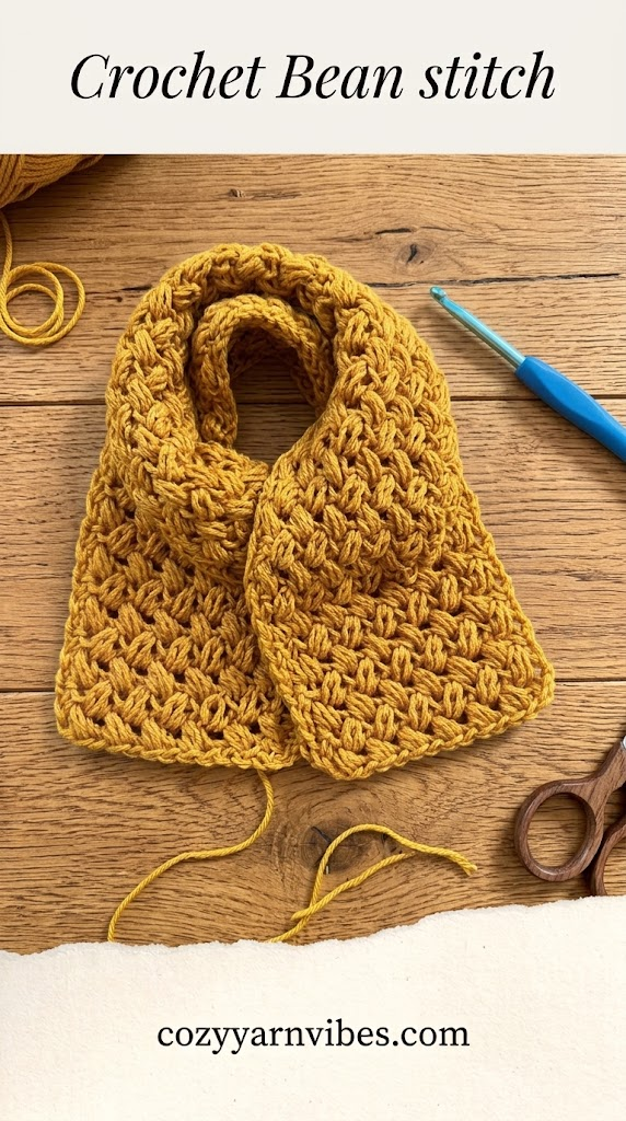 crochet bean stitch