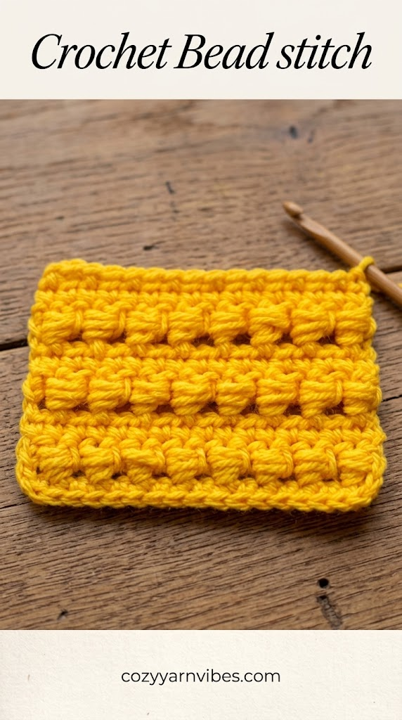 crochet bead stitch