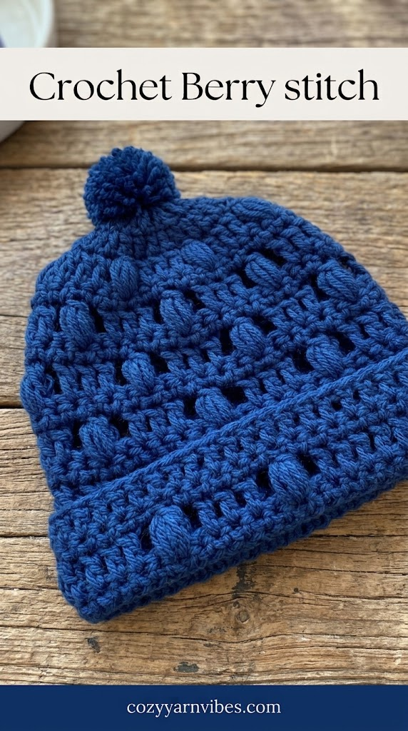 crochet berry stitch tutorial