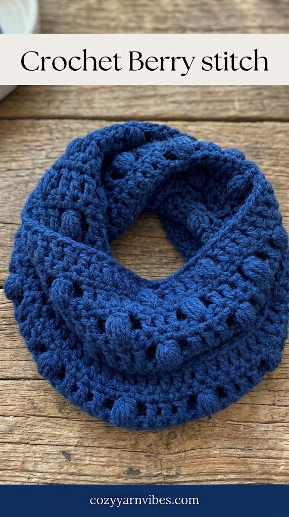 crochet berry stitch tutorial