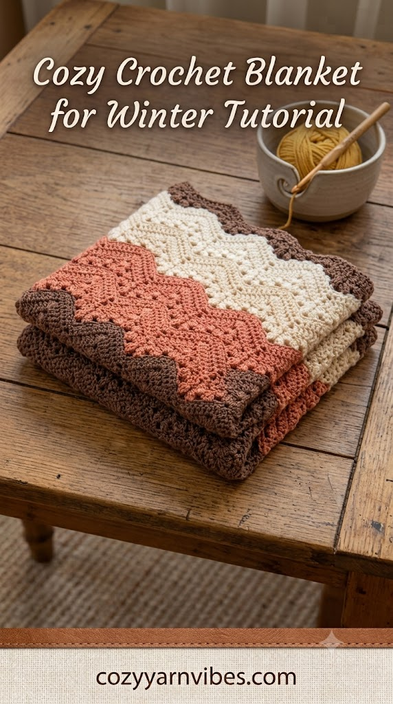 Cozy Crochet Winter blanket