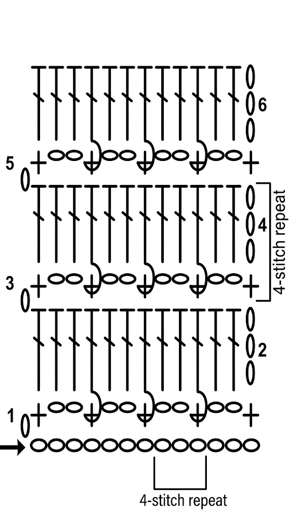 crochet bricks stitch