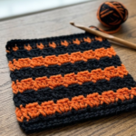 crochet brick spikes stitch