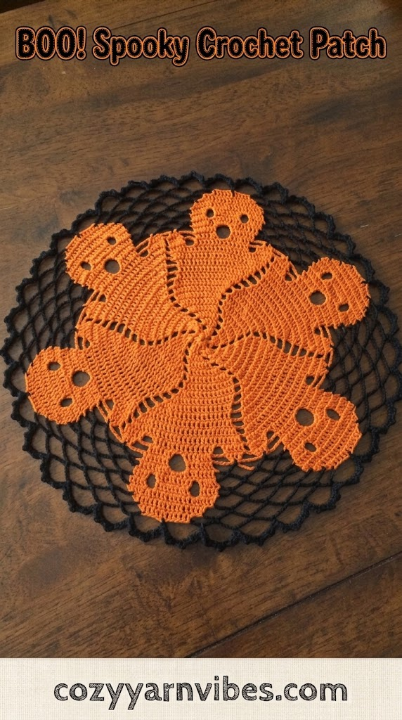 crochet spooky patch
