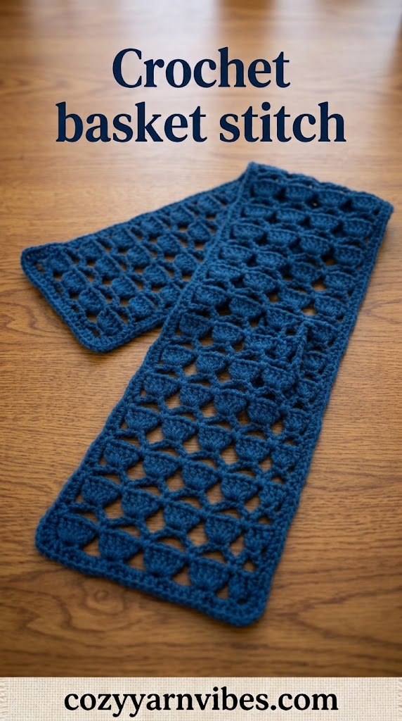 crochet basket stitch guide