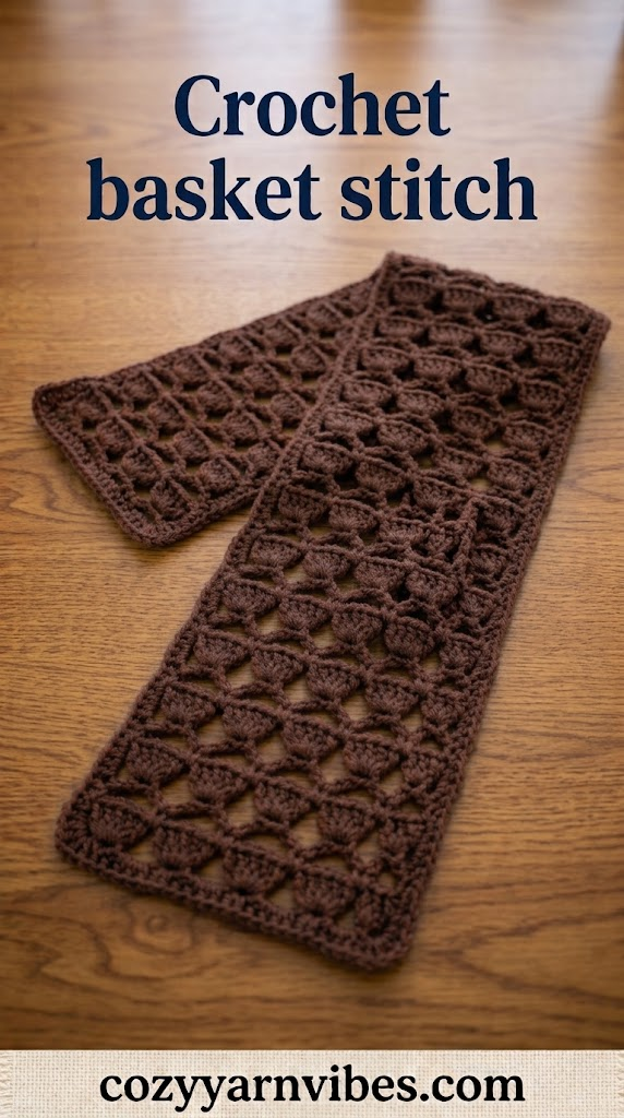 crochet basket stitch guide