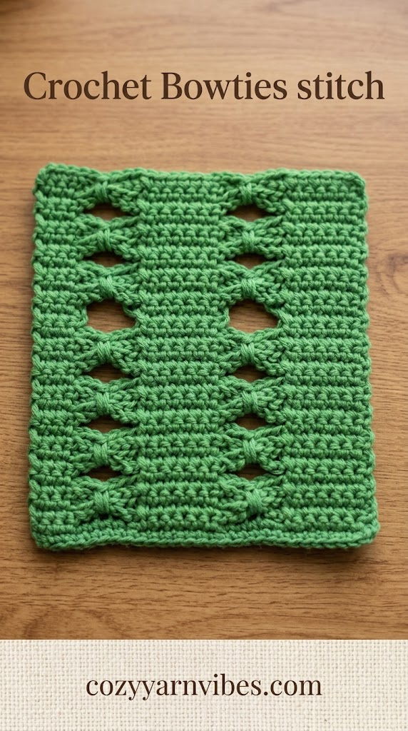 crochet bowties stitch