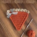 Pumpkin Coaster crochet project