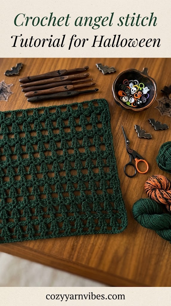 Angel stitch crochet tutorial