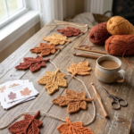 Crochet Maple Leaf Garland