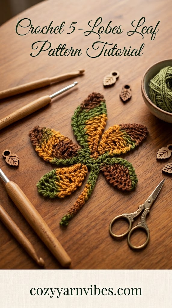 crochet leaf pattern