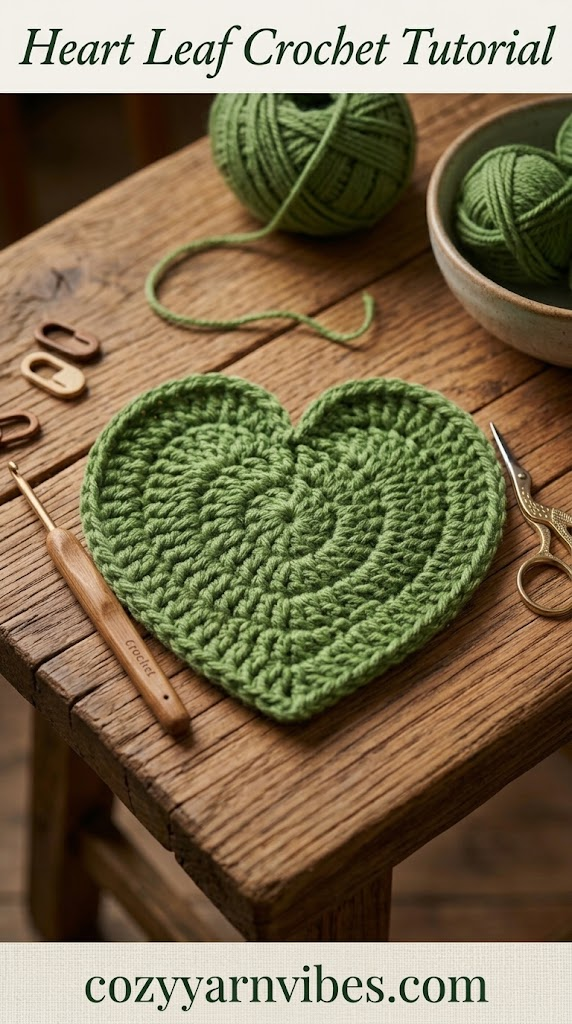 Crochet Leaf tutorial