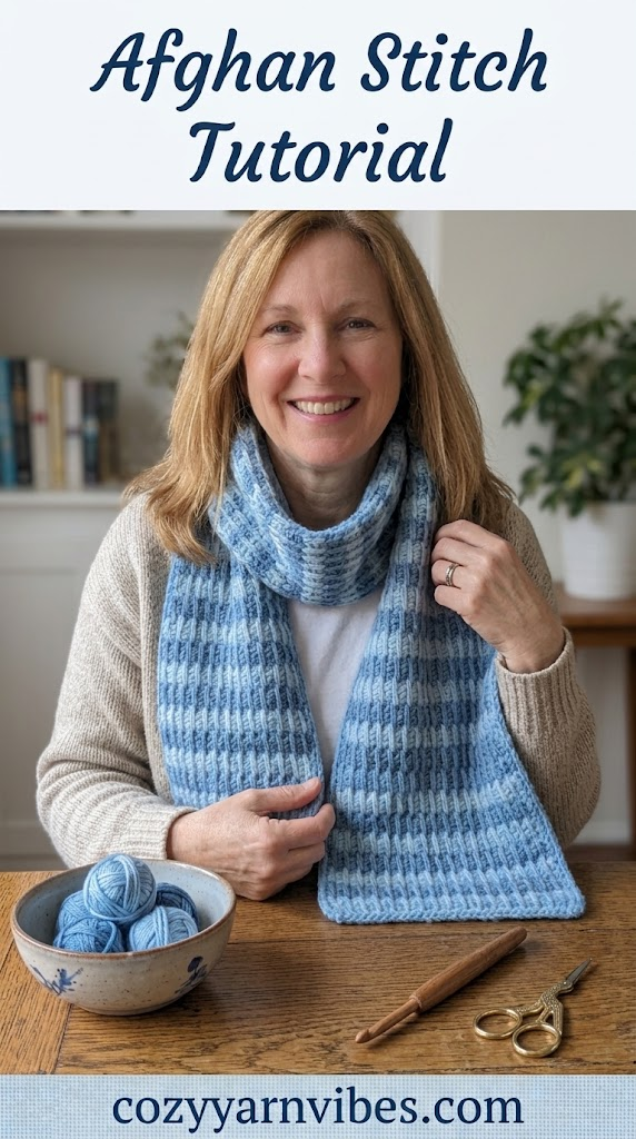 afghan stitch tutorial