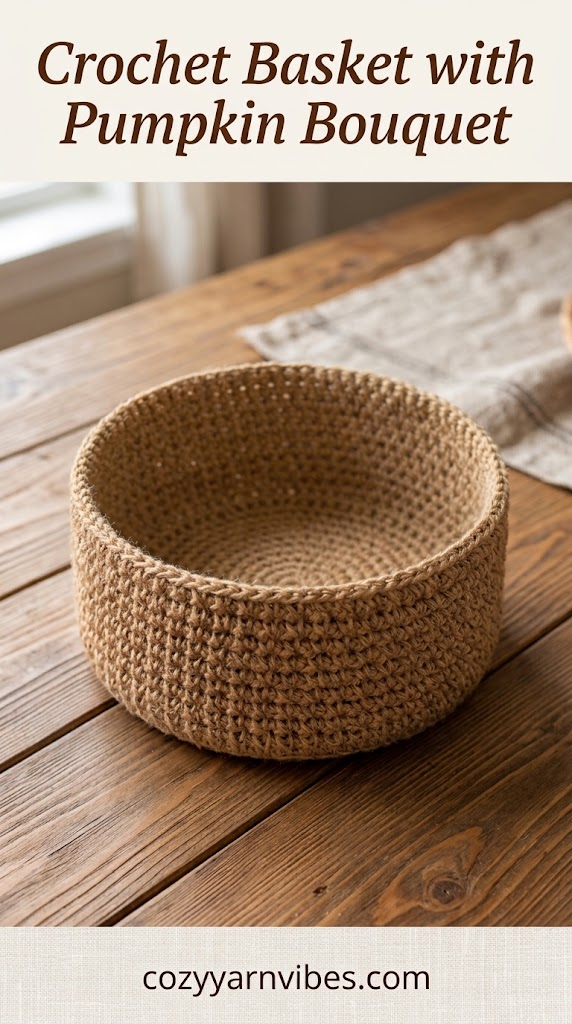 Crochet basket
