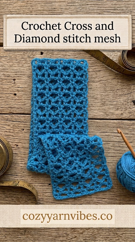 diamond stitch mesh