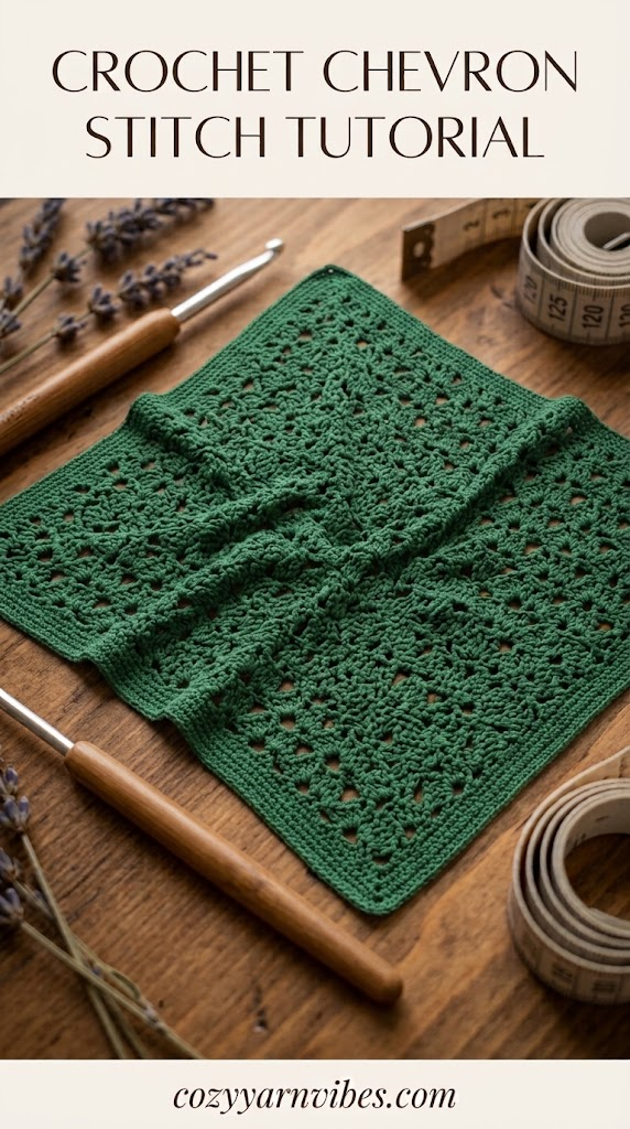 crochet chevron stitch blanket