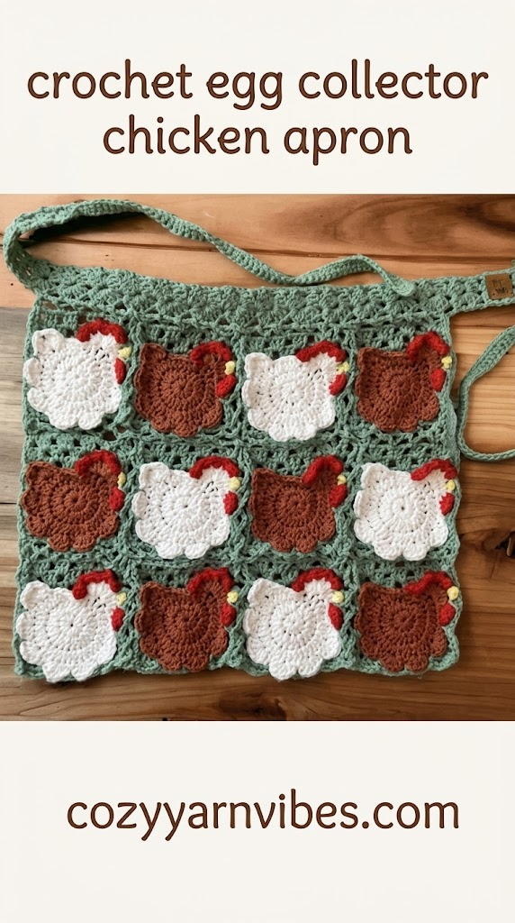 chicken egg collector apron