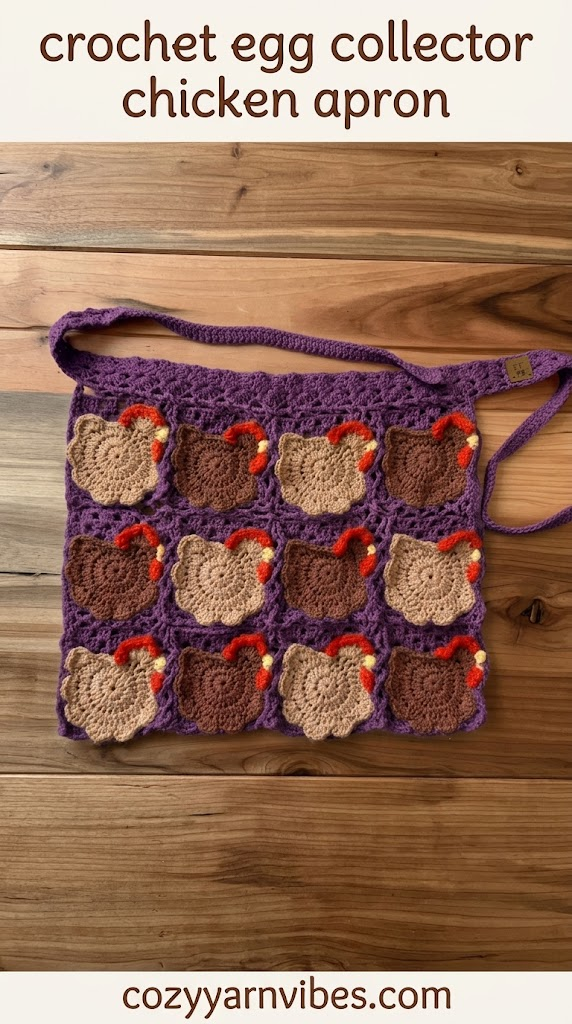 chicken egg collector apron pattern tutorial
