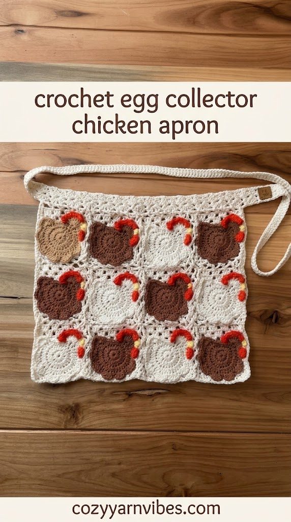 chicken egg collector apron
