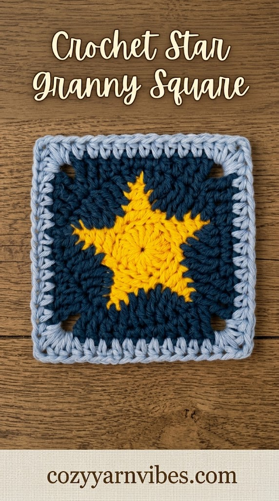 Crochet Star Granny Square