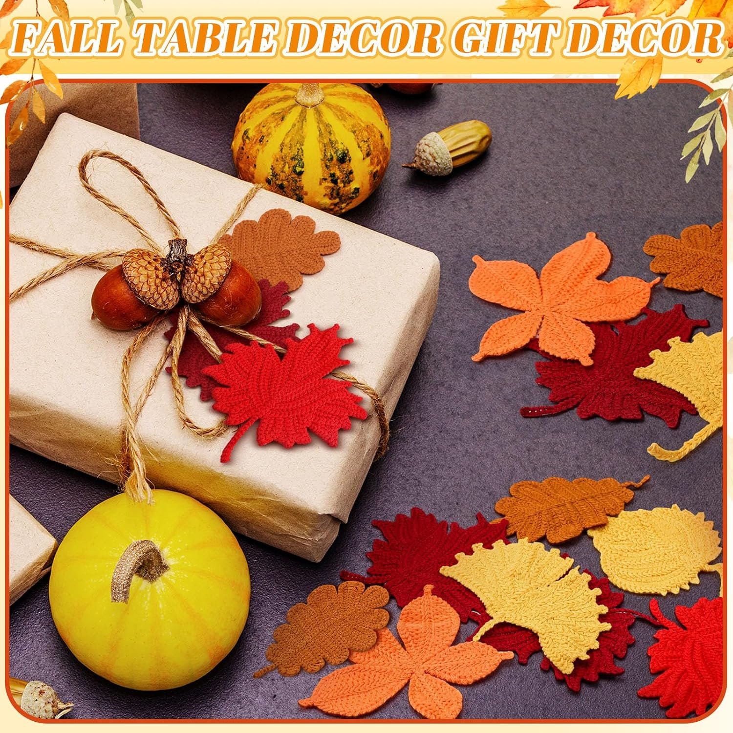 Crochet hanging decorations for Thanksgiving